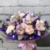 Букет с орхидеями,розами и ирисами