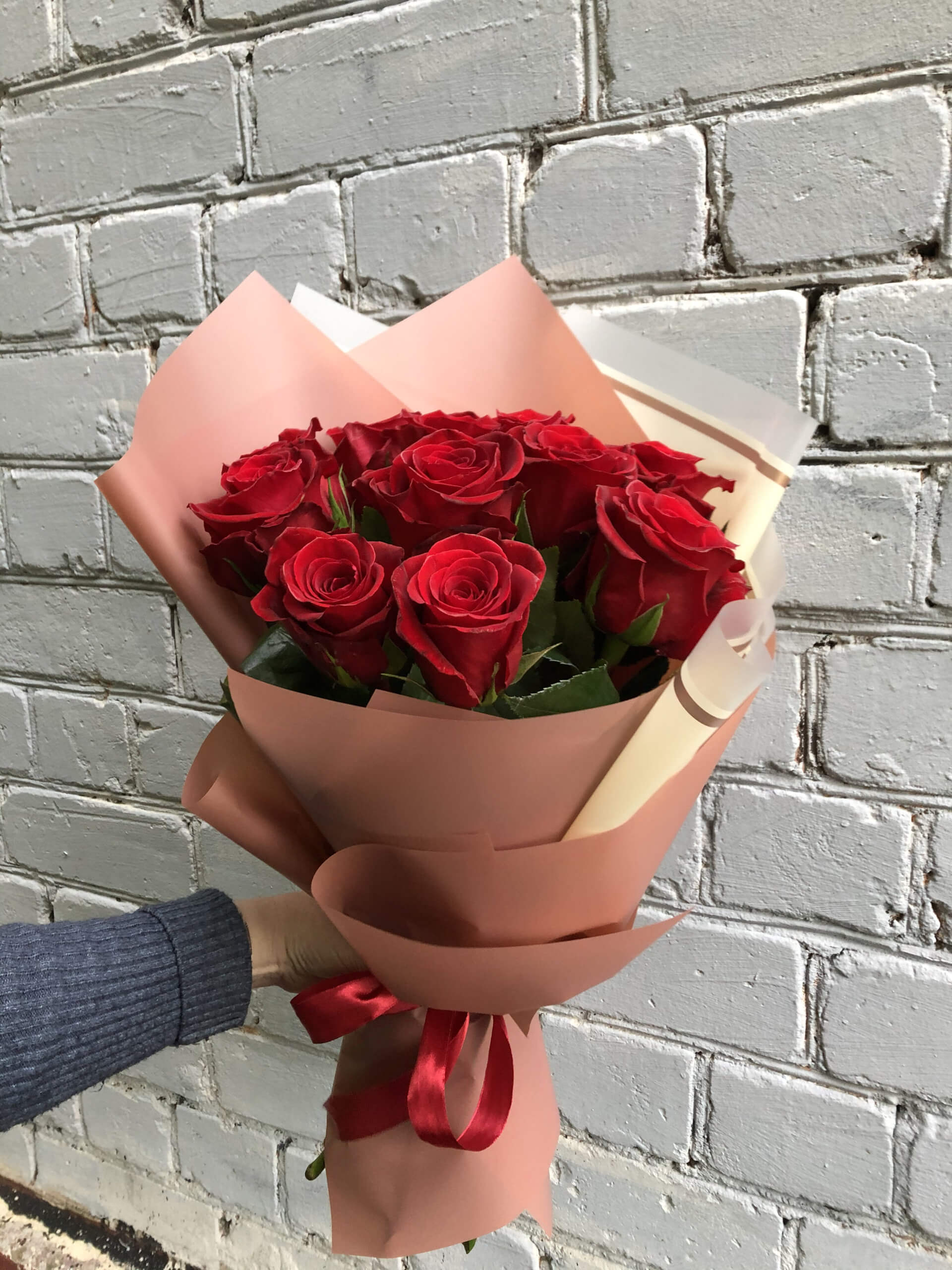Букет цветов из 9 роз цветы на заказ 24 часа